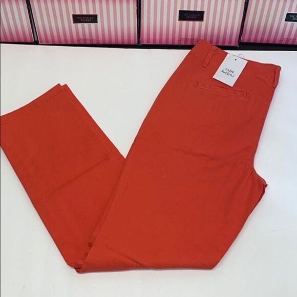 🔥NWT VICTORIA SECRET CHINO PANT SIZE 6 - Picture 2 of 10